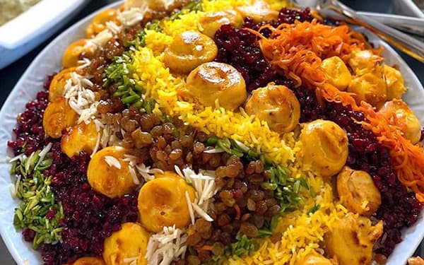 How to prepare bejeweled rice (morassa polo)